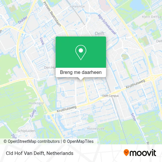Cld Hof Van Delft kaart
