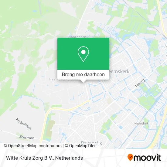 Witte Kruis Zorg B.V. kaart