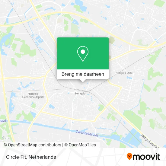 Circle-Fit kaart