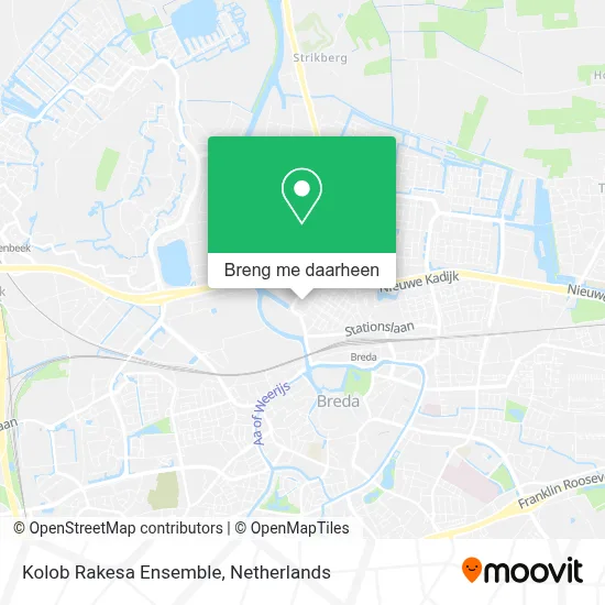 Kolob Rakesa Ensemble kaart