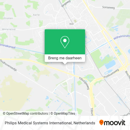Philips Medical Systems International kaart