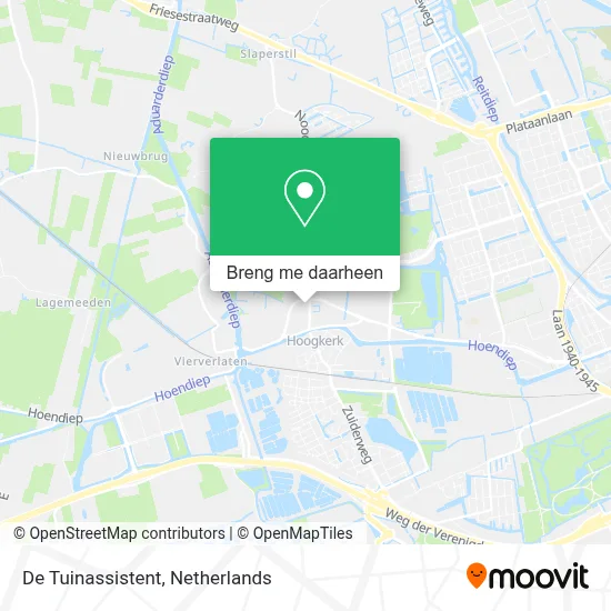 De Tuinassistent kaart