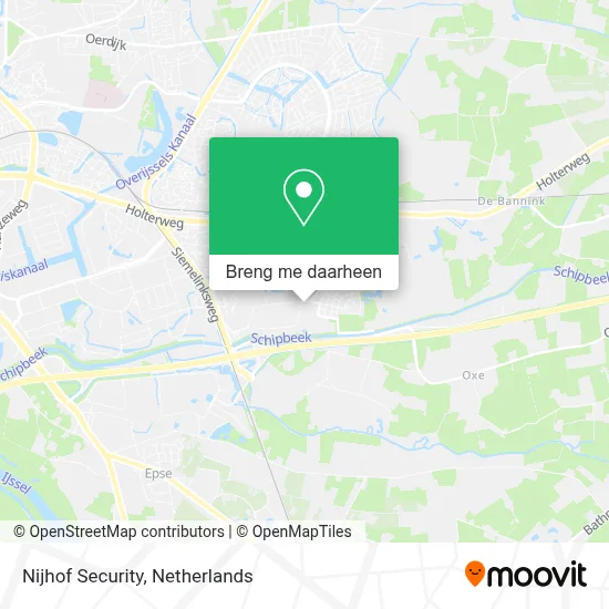 Nijhof Security kaart