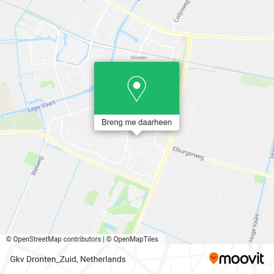 Gkv Dronten_Zuid kaart