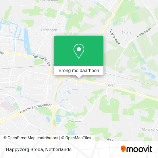 Happyzorg Breda kaart