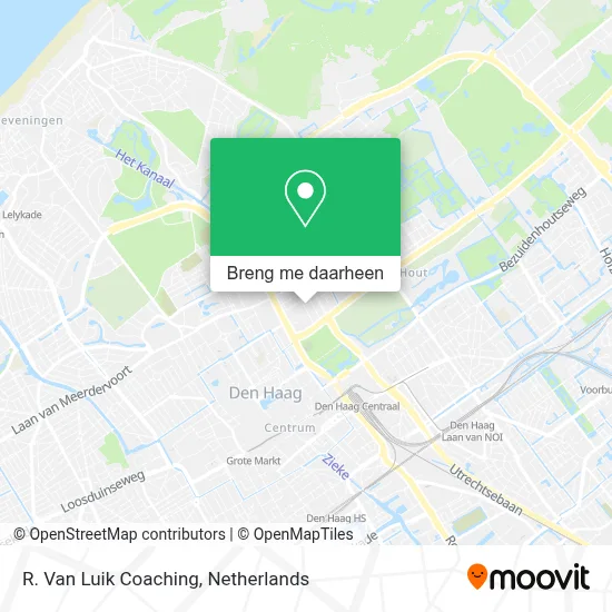 R. Van Luik Coaching kaart