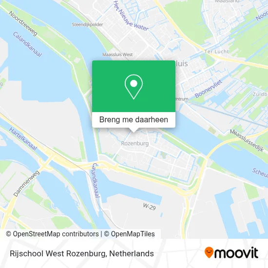 Rijschool West Rozenburg kaart