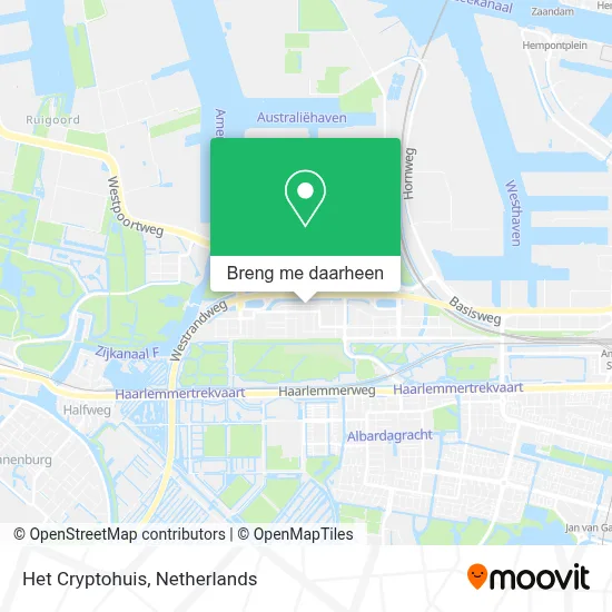 Het Cryptohuis kaart