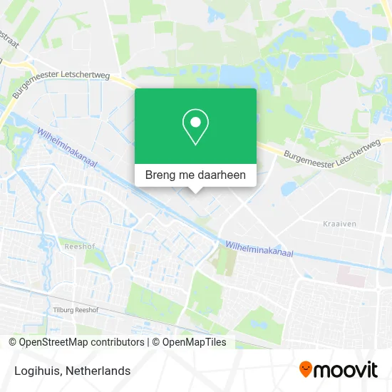 Logihuis kaart