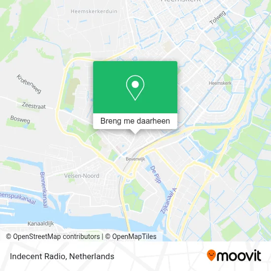 Indecent Radio kaart