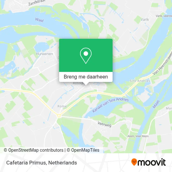 Cafetaria Primus kaart