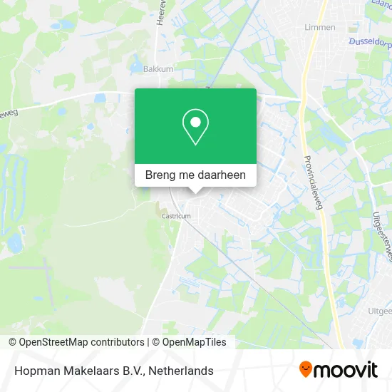 Hopman Makelaars B.V. kaart