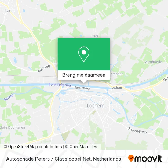 Autoschade Peters / Classicopel.Net kaart