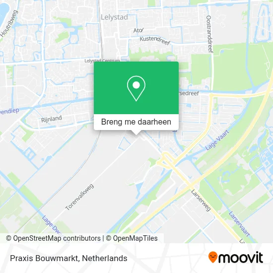 Praxis Bouwmarkt kaart