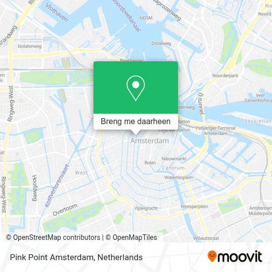 Pink Point Amsterdam kaart