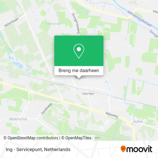 Ing - Servicepunt kaart