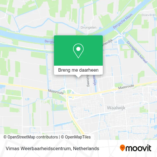 Vimas Weerbaarheidscentrum kaart