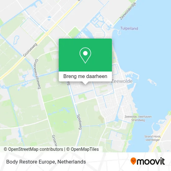 Body Restore Europe kaart
