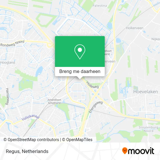 Regus kaart