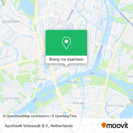 Apotheek Vreeswijk B.V. kaart