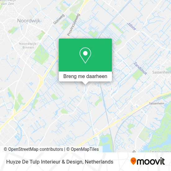 Huyze De Tulp Interieur & Design kaart