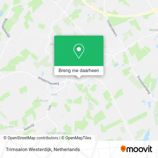 Trimsalon Westerdijk kaart