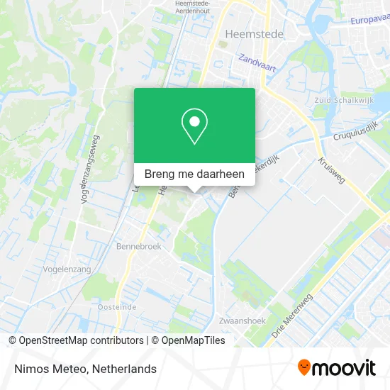 Nimos Meteo kaart