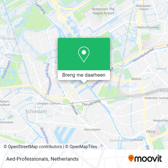 Aed-Professionals kaart
