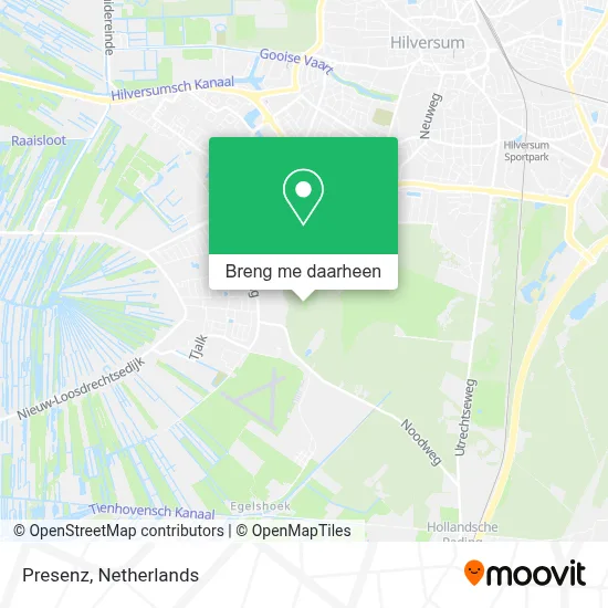 Presenz kaart