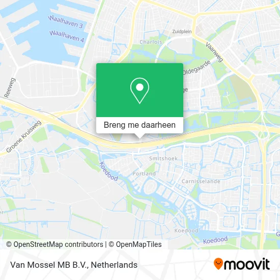Van Mossel MB B.V. kaart