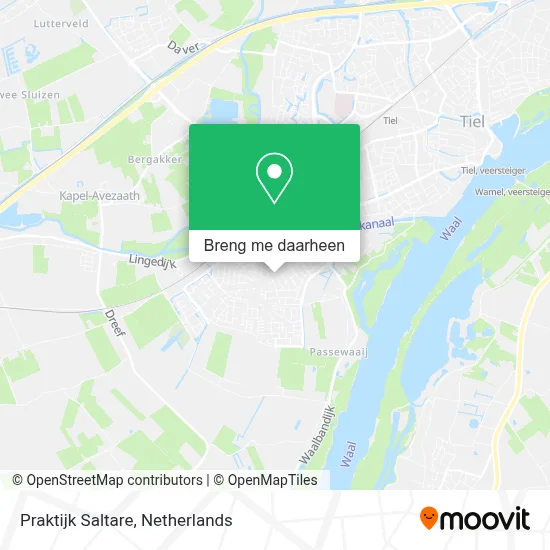 Praktijk Saltare kaart
