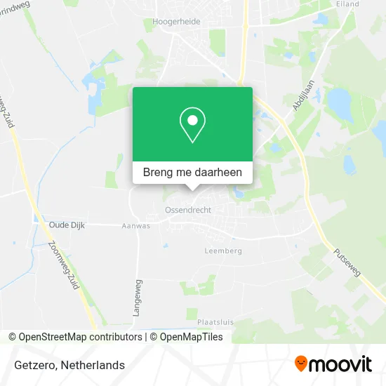 Getzero kaart
