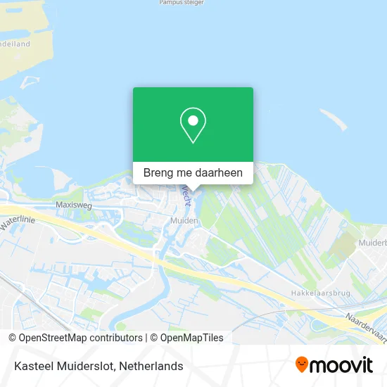 Kasteel Muiderslot kaart