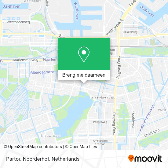 Partou Noorderhof kaart