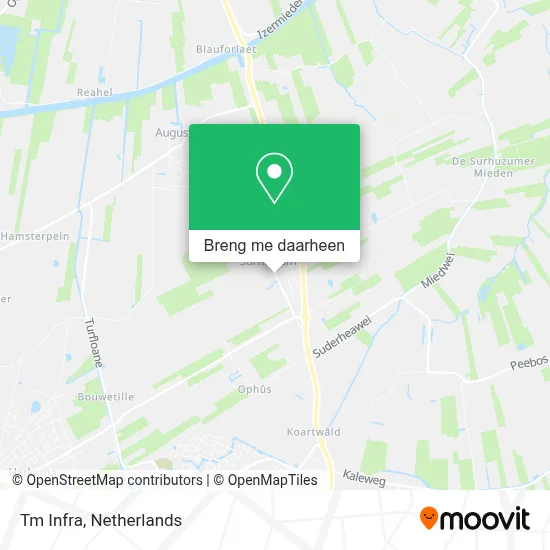 Tm Infra kaart