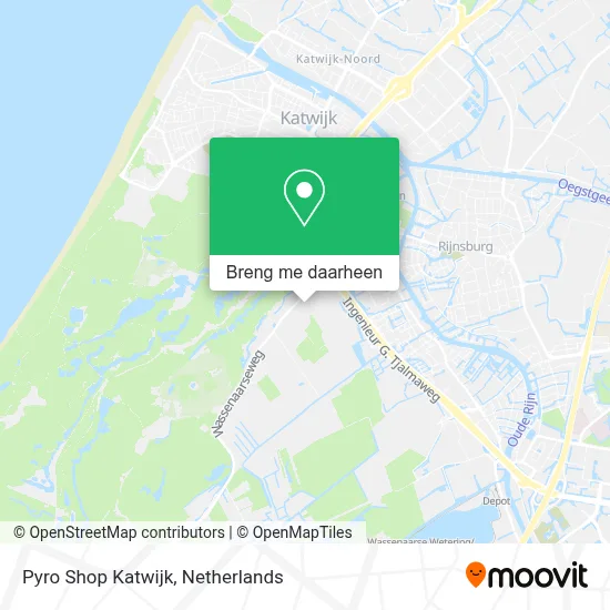 Pyro Shop Katwijk kaart