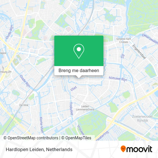 Hardlopen Leiden kaart