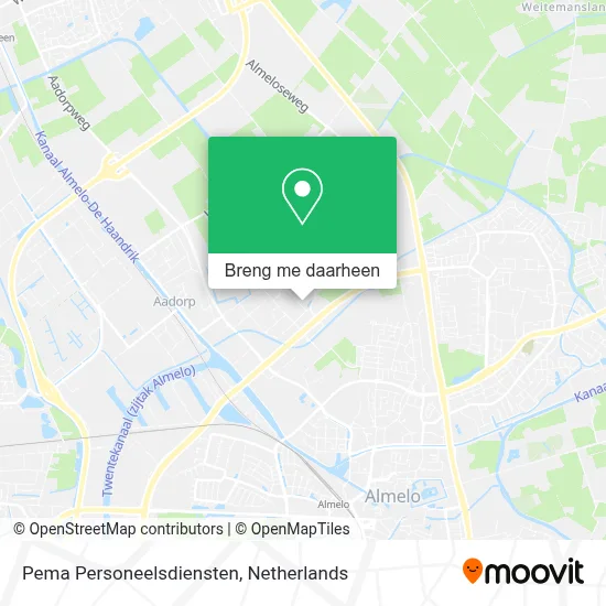 Pema Personeelsdiensten kaart