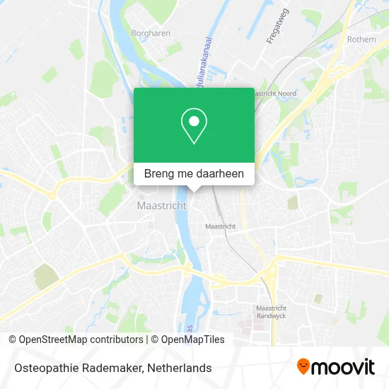 Osteopathie Rademaker kaart