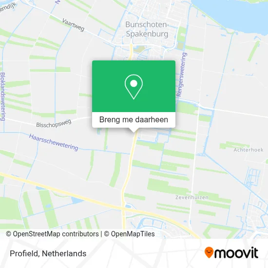 Profield kaart