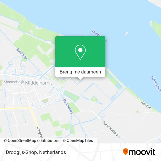 Droogijs-Shop kaart