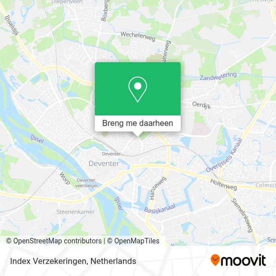 Index Verzekeringen kaart