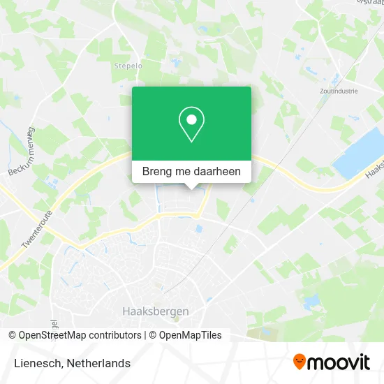 Lienesch kaart