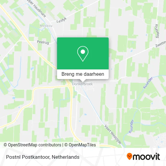 Postnl Postkantoor kaart