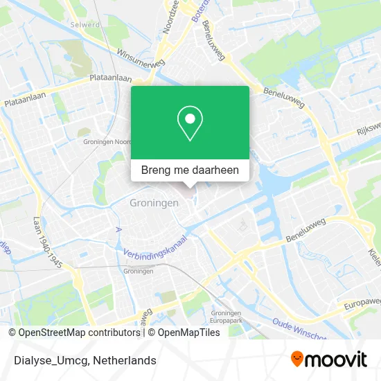 Dialyse_Umcg kaart