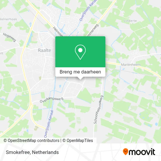 Smokefree kaart