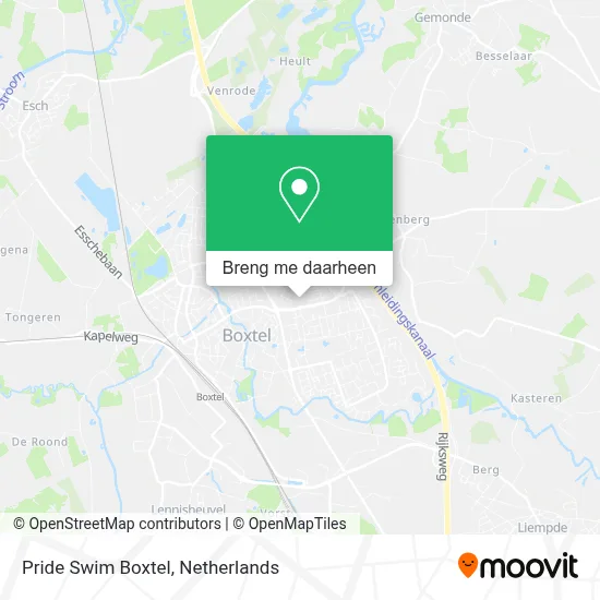 Pride Swim Boxtel kaart