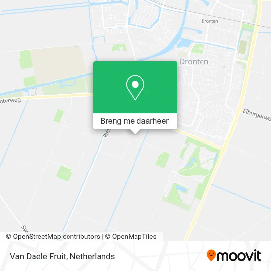 Van Daele Fruit kaart
