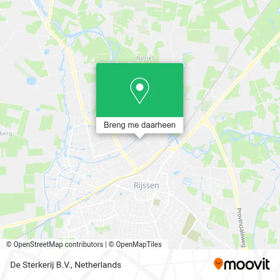 De Sterkerij B.V. kaart