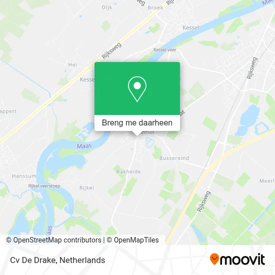 Cv De Drake kaart